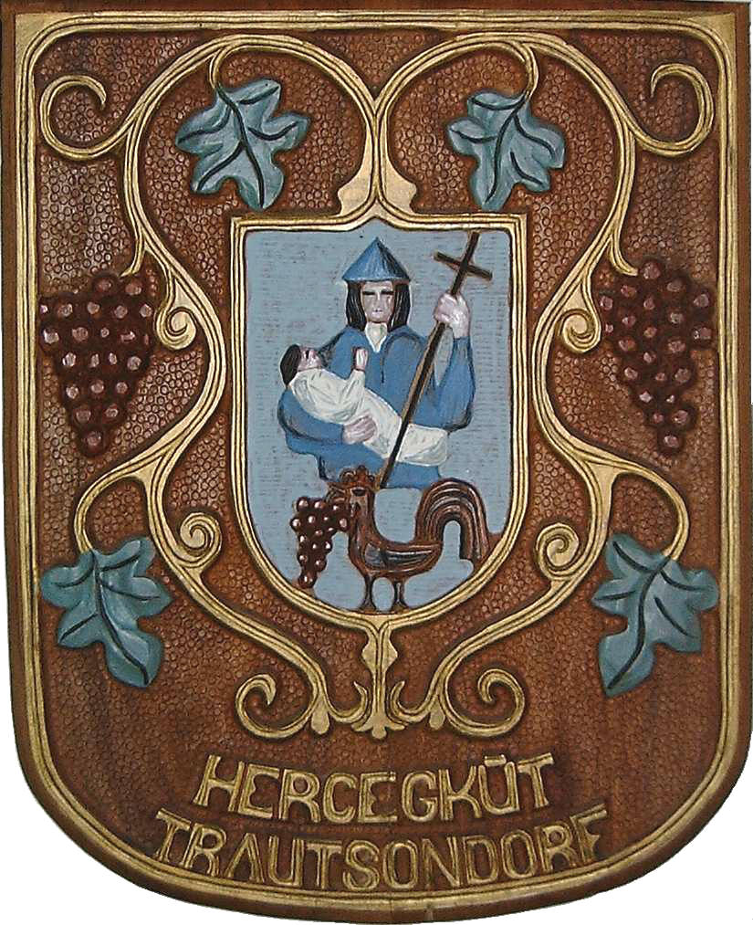 Hercegk�t ~ Trautsondorf c�mere / Gemeindewappen - Hercegk�t ~ Trautsondorf